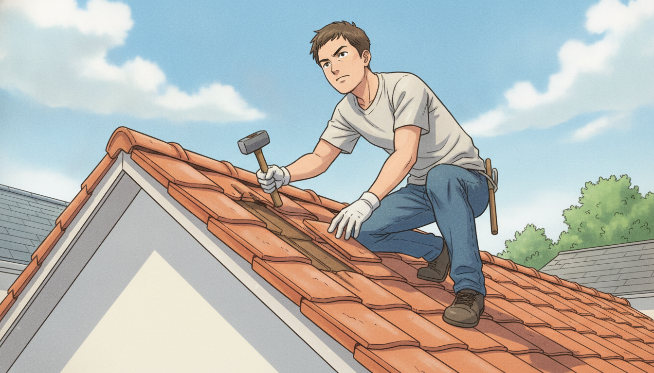 屋根修理を自分でやる方法！これなら自分でできる？